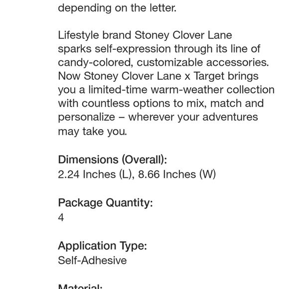 STONEY CLOVER LANE X TARGET COLLAB GLAM PATCHES NWT 4 PACK PC SET - Picture 5 of 10